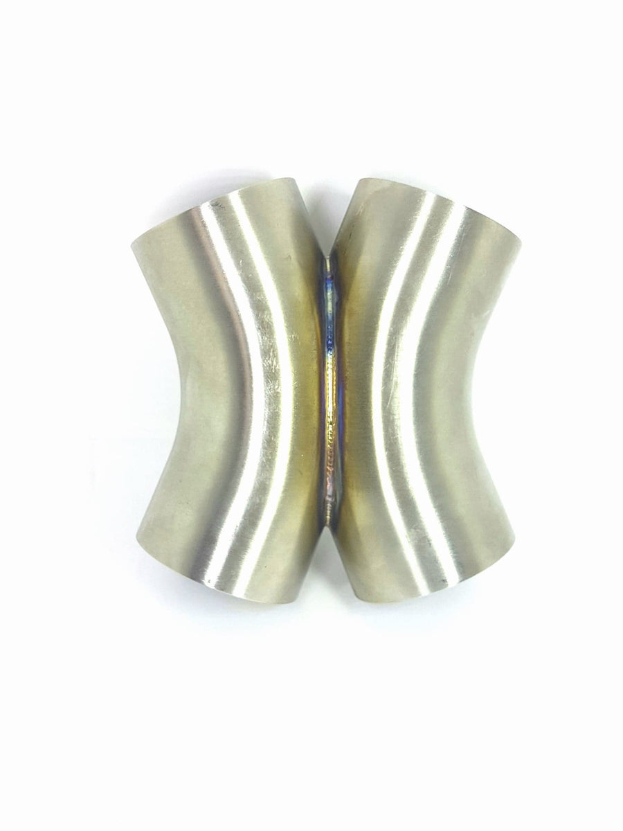 2.5" Universal X Pipe Stainless Steel 45* Split CDI Motorsport Pty Ltd